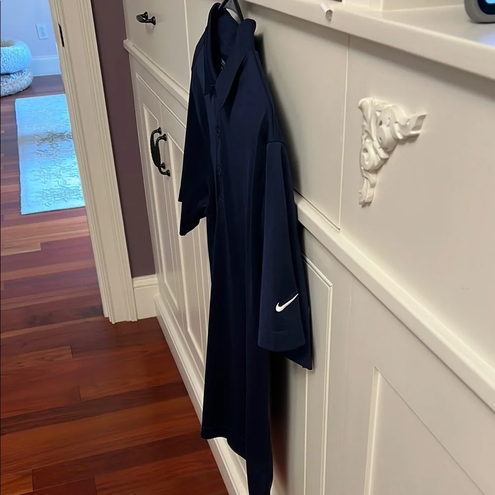 Nike Blue Polo Shirt Classic Design